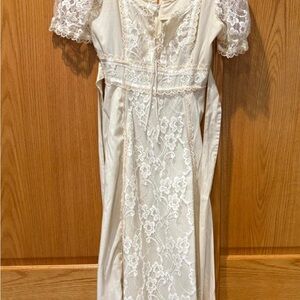 Vintage Cream Lace Dress
